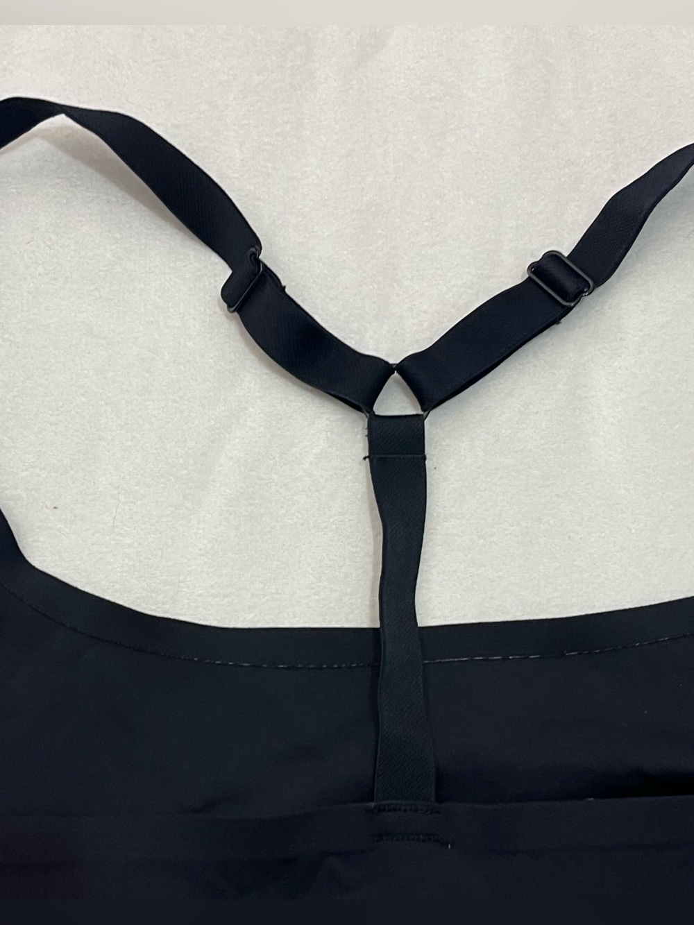 Auden Black Seamless T-Back Bralette - Women Intimates Thin Very Soft Size XL - Picture 8 of 11